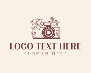 Photographer Floral Camera  logo