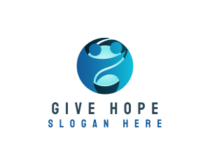 Human Charity Community logo design