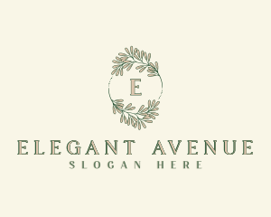 Elegant Nature Garden logo design