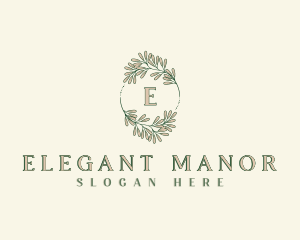 Elegant Nature Garden logo design