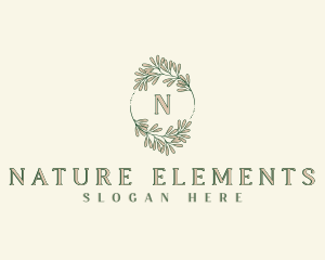 Elegant Nature Garden logo design