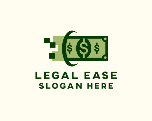 Dollar Cash Pixel Logo