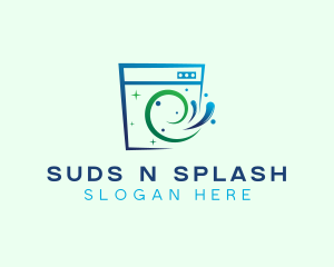 Clean Laundry Washing logo