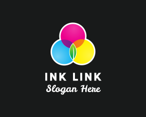 Leaf Ink Printing logo design