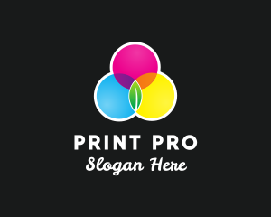 Leaf Ink Printing logo design