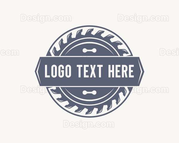 Woodworking Circular Saw Logo