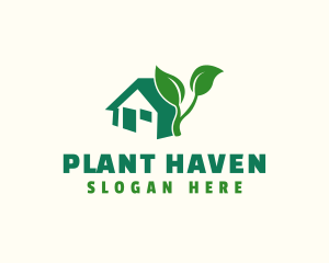 Plant House Gardening logo design