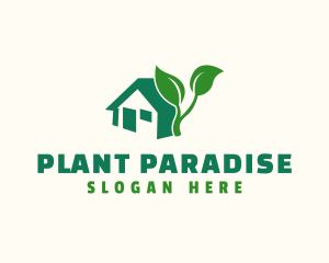 Plant House Gardening logo design