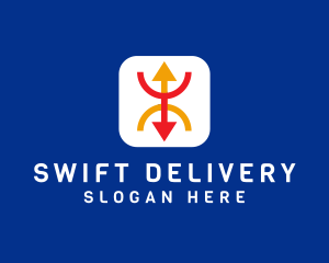 Arrow Logistics Delivery logo design