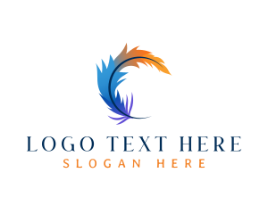 Composition - Plume Feather Writing logo design