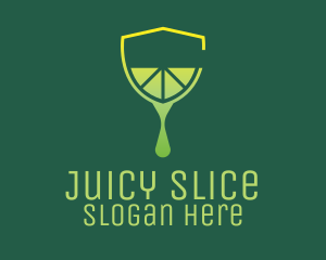 Fruit Juice Vitamin C logo design