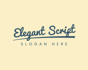 Script Clothing Company logo design