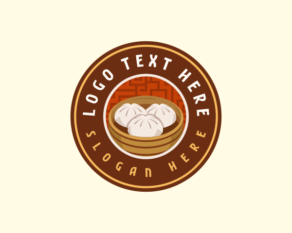 Steamed Bun logo example 2