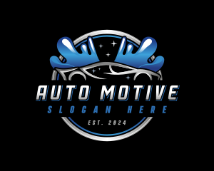 Auto Wash Vehicle logo design