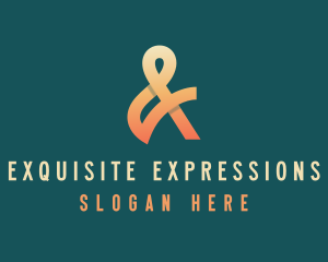 Boutique Ampersand Calligraphy logo