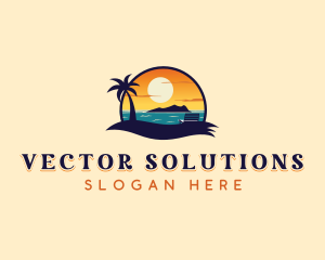 Island Beach Vacation Logo