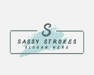 Paint Stroke Brush logo