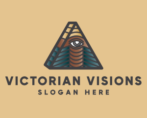 Eye Triangle Psychic logo design