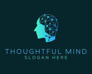 Mental Human Head logo design