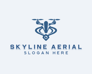 Drone Aerial Quadcopter logo