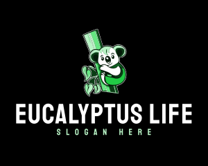 Australian Koala Eucalyptus logo