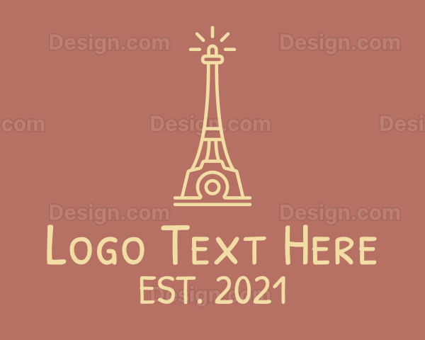 Eiffel Tower Camera Logo