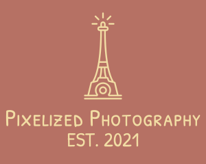 Eiffel Tower Camera logo design