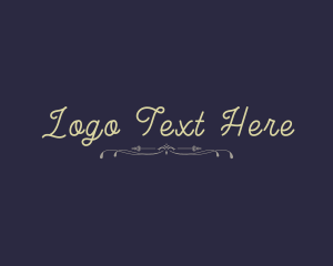 Italic - Elegant Calligraphy Brand logo design