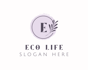 Organic Nature Leaf logo design