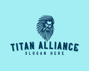 Mythology God Titan logo