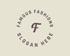 Generic Fashion Boutique Studio logo design