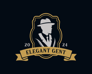 Gentleman Suit Hat logo