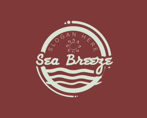 Sun Sea Waves logo design