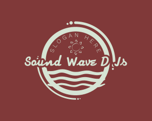 Sun Sea Waves logo design