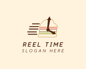 Fast Food Burger Delivery logo design