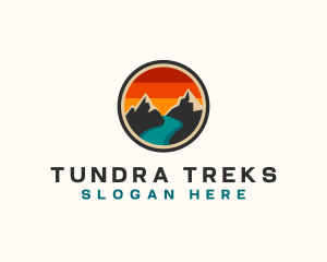 Mountain River Exploration logo design