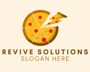 Pizza Slice Restaurant Logo