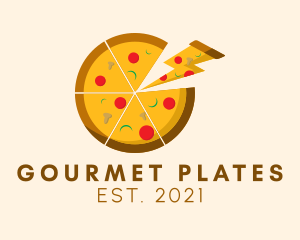 Pizza Slice Restaurant logo design