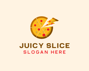 Pizza Slice Restaurant logo design