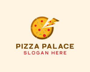 Pizza Slice Restaurant logo design