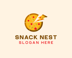 Pizza Slice Restaurant logo design