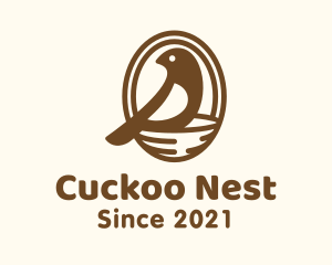 Finch Bird Nest logo design