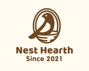 Finch Bird Nest logo
