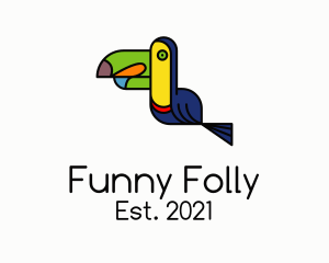 Artistic Fancy Toucan Bird logo