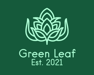 Green Botanical Herb logo design