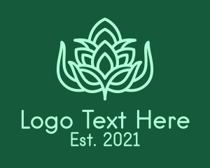 Green Botanical Herb logo