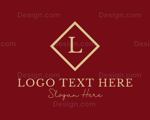 Gold Elegant Jewelry Logo