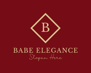 Gold Elegant Jewelry logo design