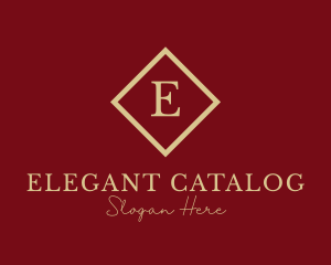 Gold Elegant Jewelry logo design