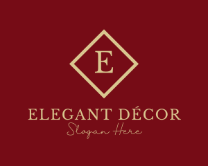 Gold Elegant Jewelry logo design